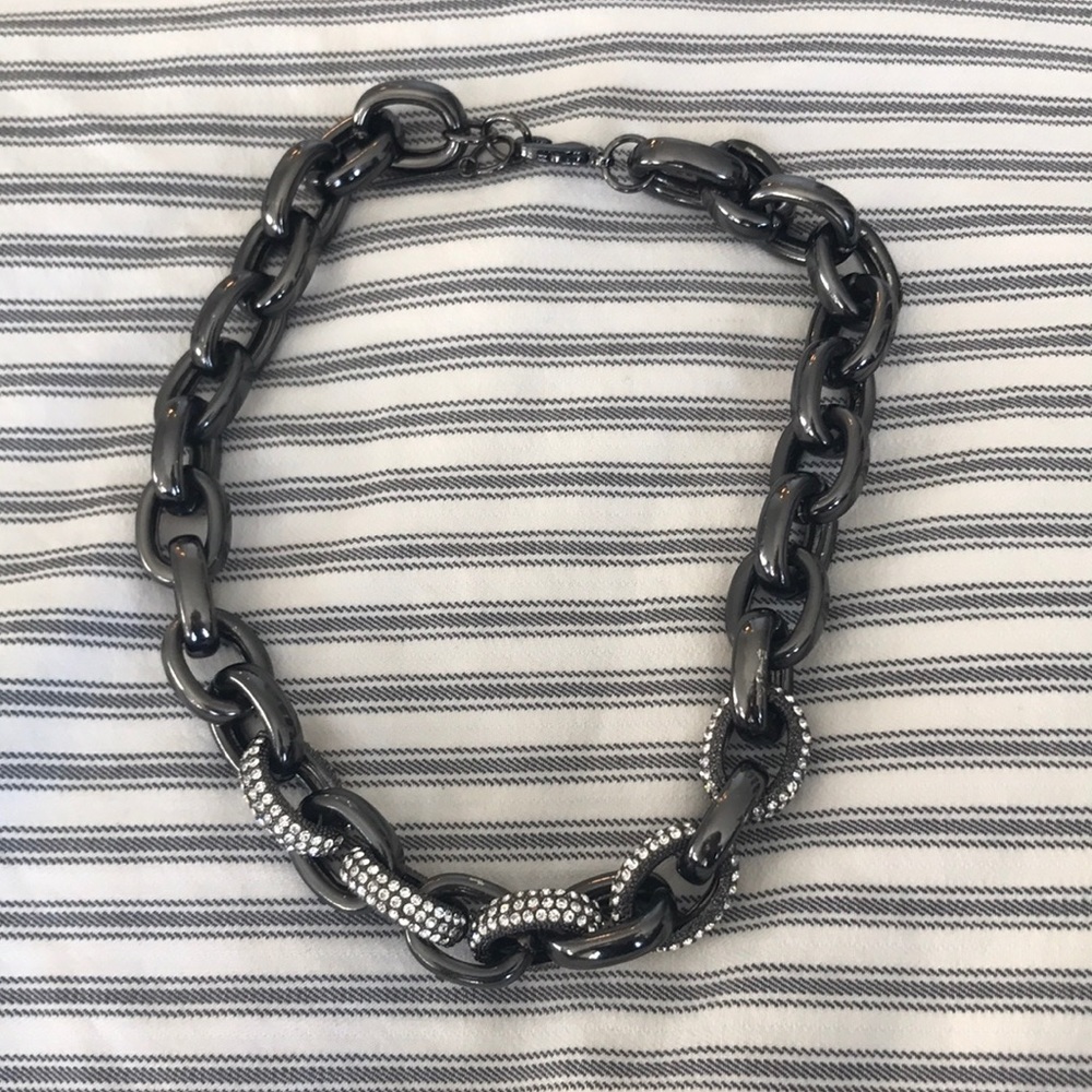 Crystal chain necklace